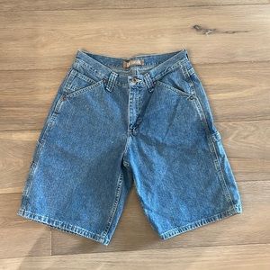 Lee’s 1970s dungarees, low rise shorts size 30